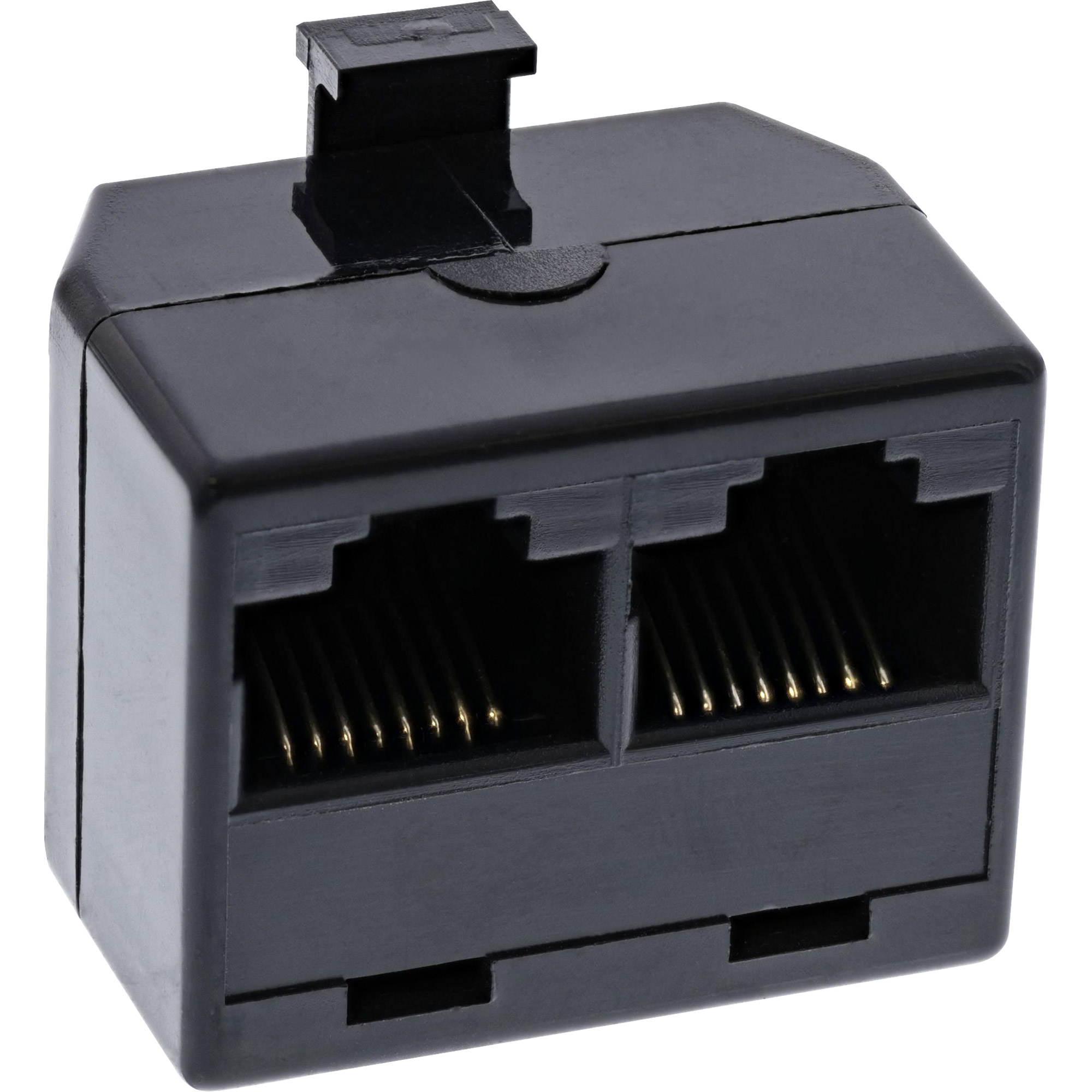 Inline® ISDN Verteiler, 1x RJ45 Stecker an 2x RJ45 Buchse, ohne Endwiderstand Inline® ISDN Verteiler, 1x RJ45 Stecker an 2x RJ45 Buchse, ohne Endwiderstand