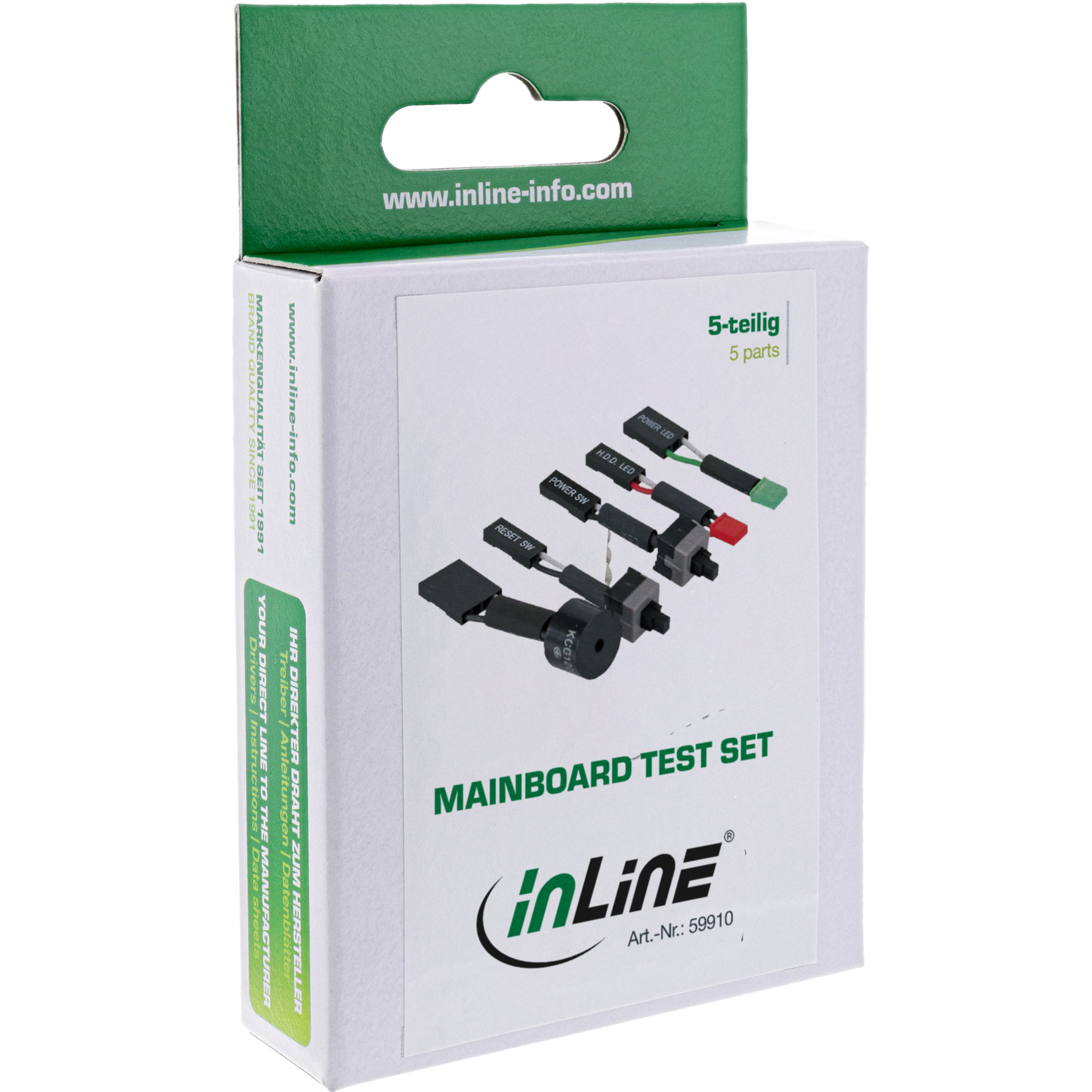 Inline® Mainboard Testset, 5-teilig