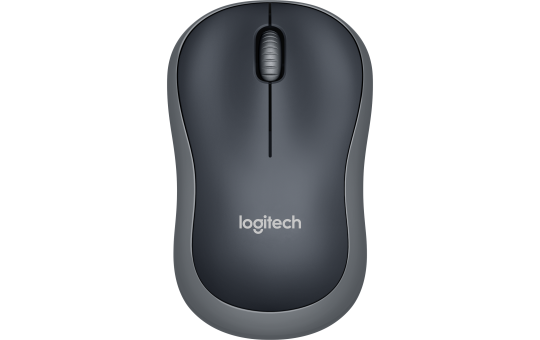 Maus Logitech ''M185'', 1000dpi, grau-schwarz, kabellos