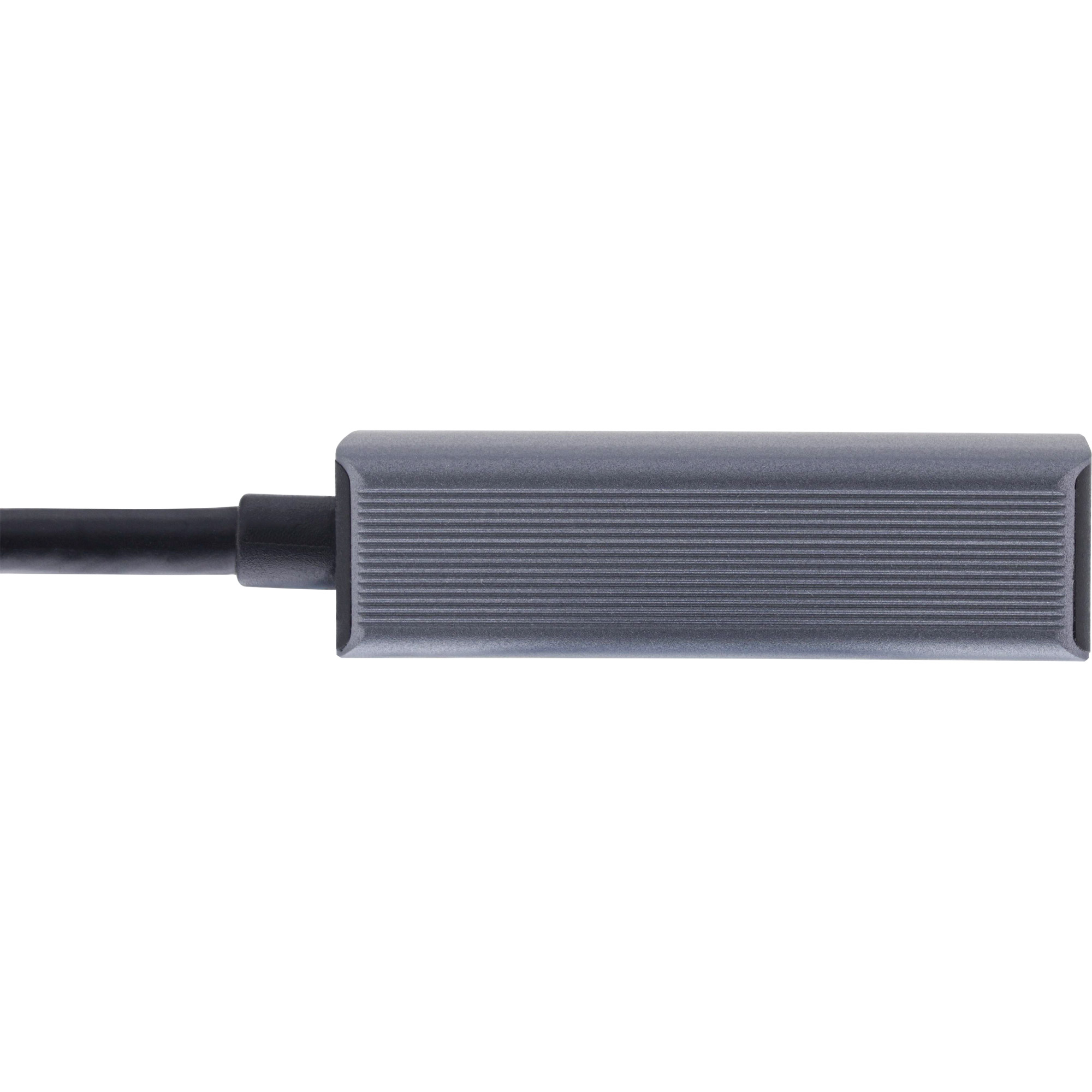 Inline® USB 3.2 Netzwerk-Adapterkabel, 2,5 Gb/s Gigabit Netzwerk, USB-C