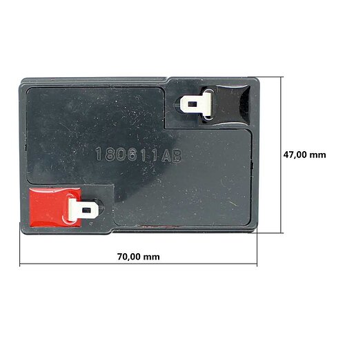 Multipower MP4.5-6 AGM 6 V 4,5Ah - 4,8mm Faston