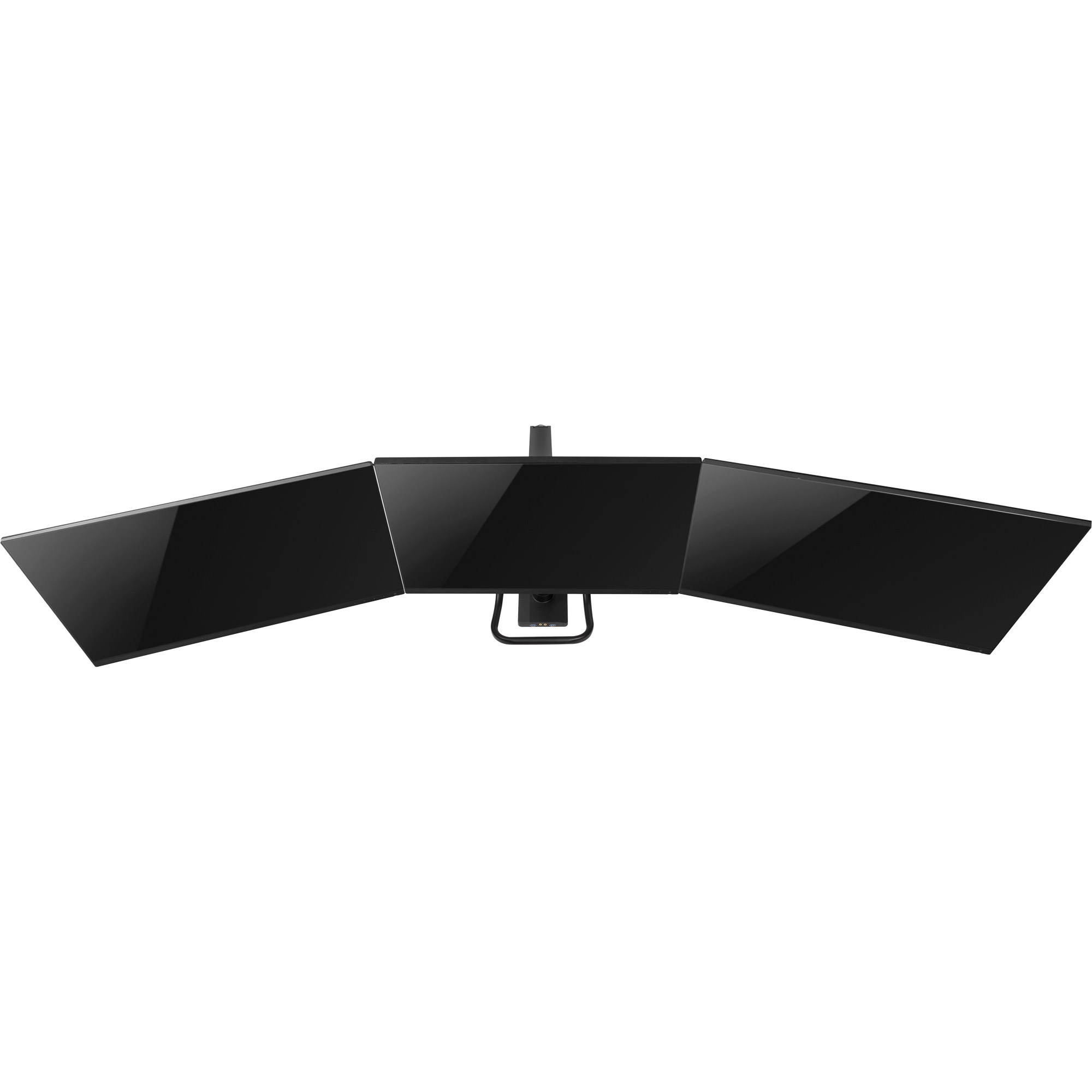 Inline® Tischhalterung mit Lifter+USB, beweglich, für 3 Monitore bis 69cm (27")