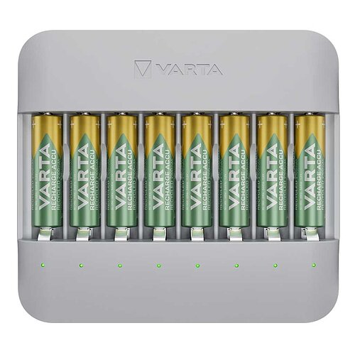 Varta 57682 101 121 Eco Charger Multi Recycled inkl. 8x AA 56816 2100mAh Varta 57682 101 121 Eco Charger Multi Recycled inkl. 8x AA 56816 2100mAh