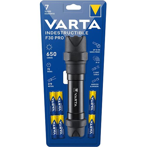 Varta Indestructible F30 Pro 18714 - inkl. Batterien