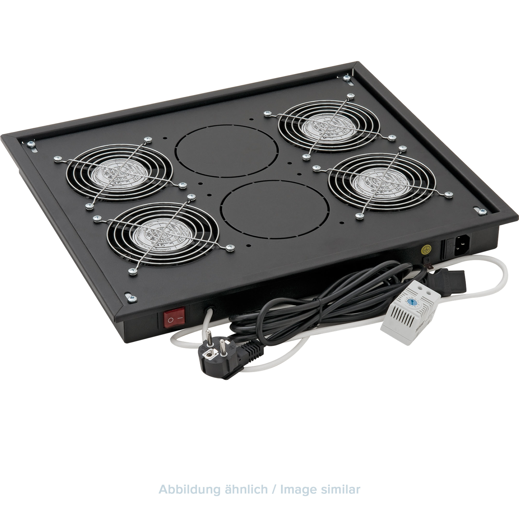 Triton RAB-CH-X04-X3 19" Belüftungseinheit für Dach/Boden, schwarz