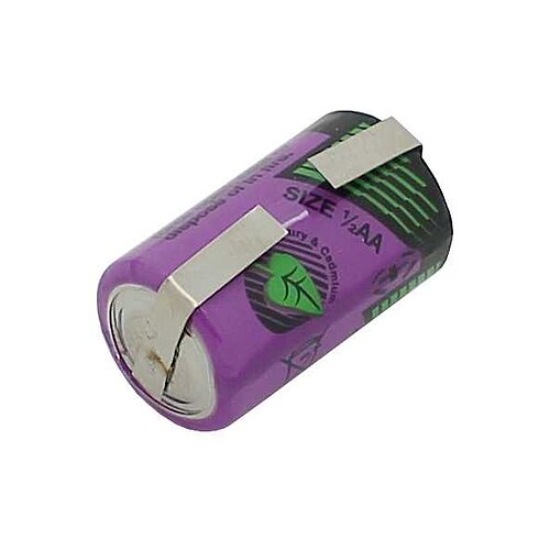 Tadiran Lithium SL-550/T 1/2AA 3,6V mit Lötfahnen U-Form