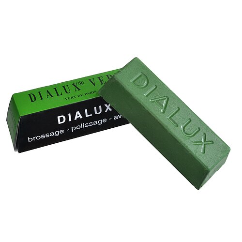 Dialux Polierpaste grün verte ca.100g Pastenriegel - für Gold, Silber & Platin Hochglanzpolieren Dialux Polierpaste grün verte ca.100g Pastenriegel - für Gold, Silber & Platin Hochglanzpolieren
