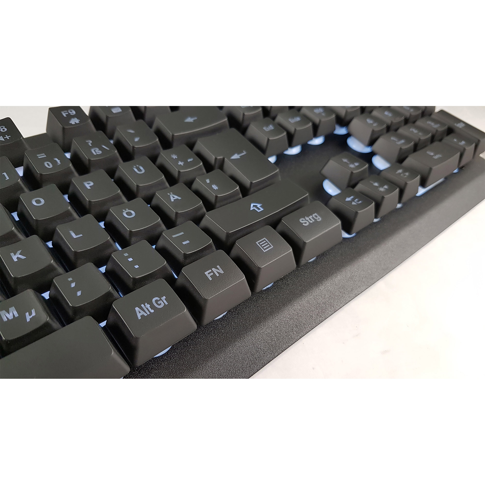 LC-Power LC-KEY-4B-LED Beleuchtete LED-Tastatur DE, USB, schwarz LC-Power LC-KEY-4B-LED Beleuchtete LED-Tastatur DE, USB, schwarz