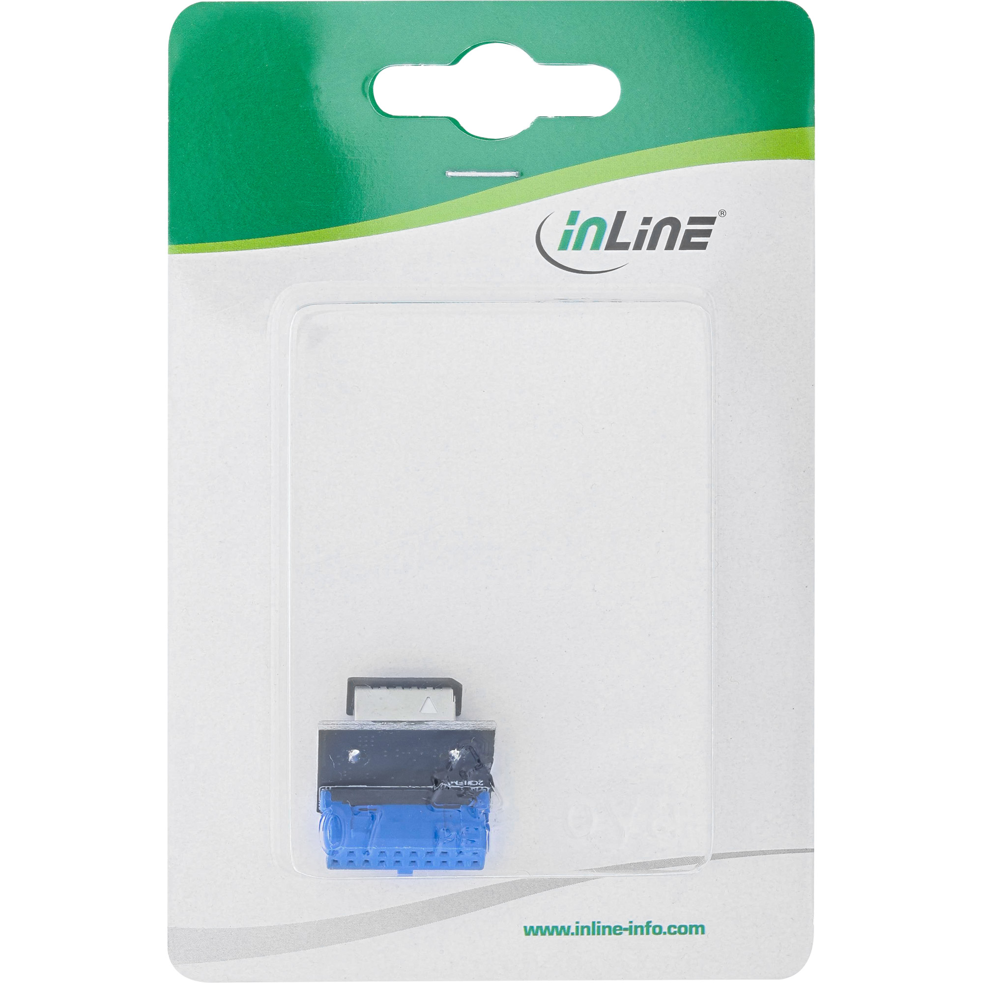 Inline® USB 3.0 zu USB 3.1 Frontpanel Key-B Adapter gerade intern Inline® USB 3.0 zu USB 3.1 Frontpanel Key-B Adapter gerade intern