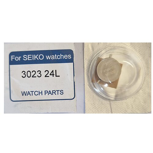 Seiko Lithium Akku Knopfzelle 3023.24L mit Lötfahne - 1,5 V