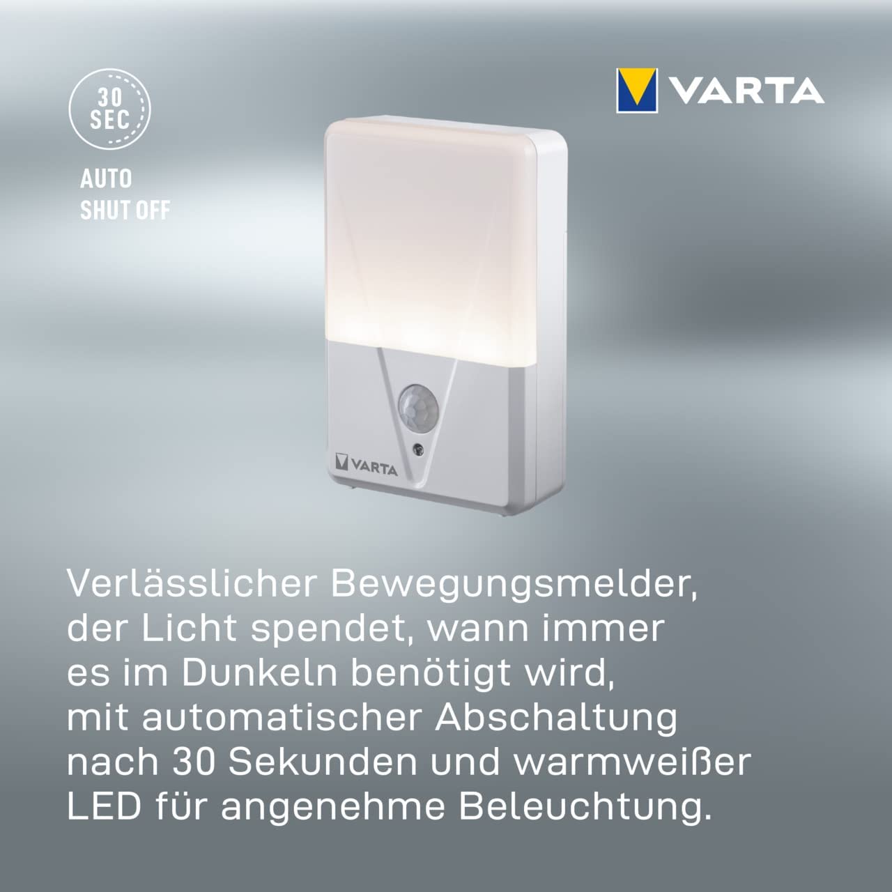 Varta Nachtlicht Motion Sensor 16624 Twin Pack - exkl. Batterien