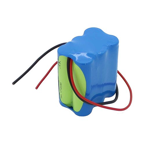Notleuchtenakku NiMH 7,2V 1800mAh F2x3 Mignon AA mit 200mm Kabel einseitig Notleuchtenakku NiMH 7,2V 1800mAh F2x3 Mignon AA mit 200mm Kabel einseitig