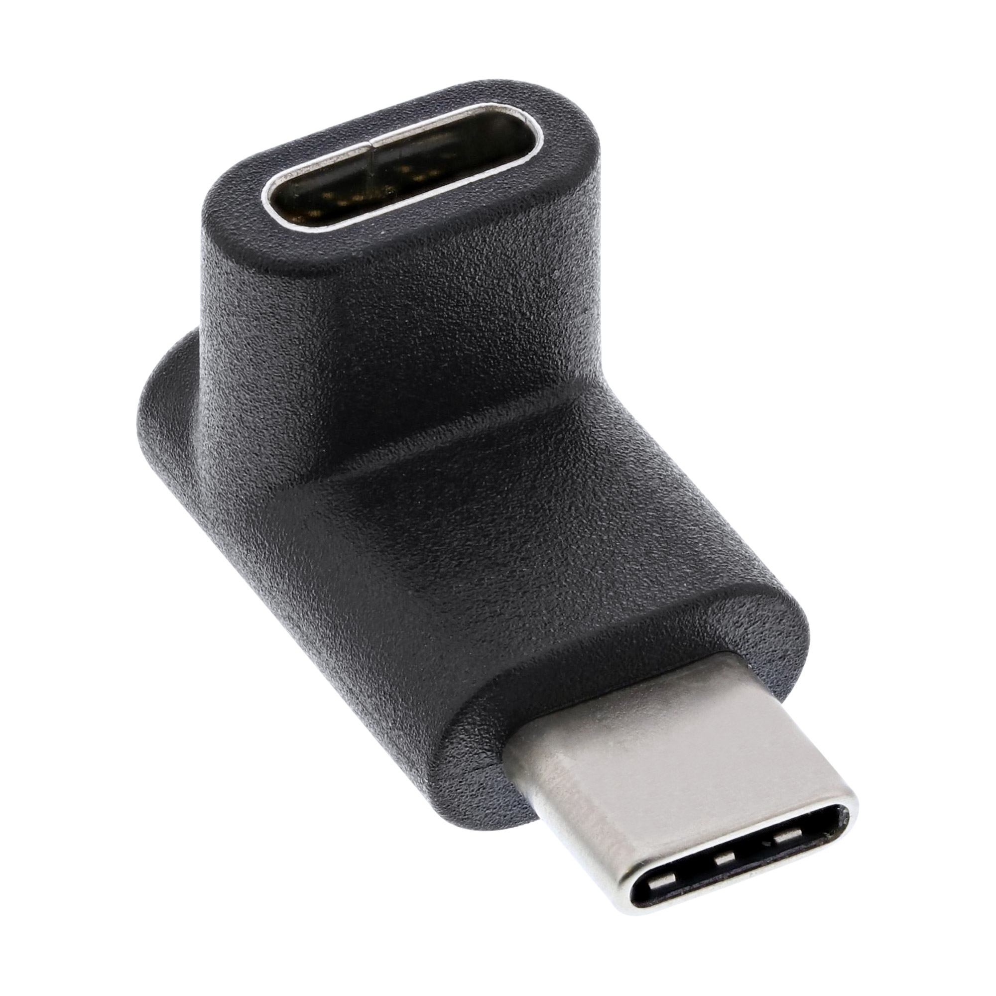 Inline® USB 3.2 Gen.2 Adapter, USB-C Stecker an C Buchse, oben/unten gewinkelt