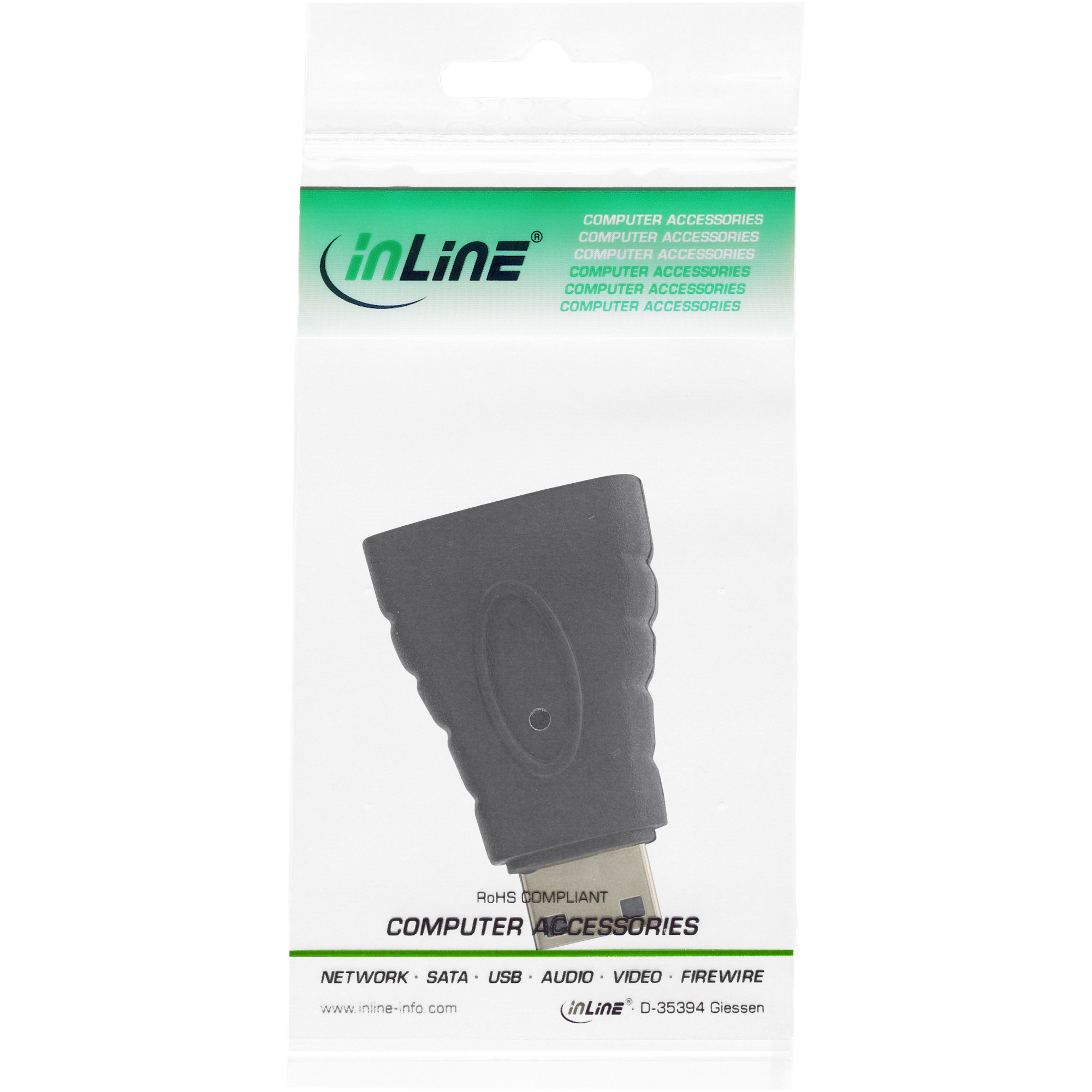 Inline® HDMI Adapter, HDMI A Buchse auf Mini HDMI C Stecker, 4K/60Hz kompatibel Inline® HDMI Adapter, HDMI A Buchse auf Mini HDMI C Stecker, 4K/60Hz kompatibel