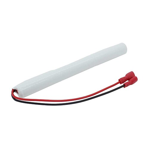 Notleuchtenakku NiMH 3,6V 1800mAh L1x3 Mignon AA mit Kabel und Faston-Buchsen -4,8mm / +6,3mm ersetzt GAZ 5162000408 Notleuchtenakku NiMH 3,6V 1800mAh L1x3 Mignon AA mit Kabel und Faston-Buchsen -4,8mm / +6,3mm ersetzt GAZ 5162000408