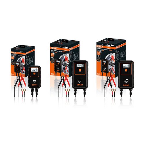 BATTERYcharge 908 Intelligentes Batterielade- und Batteriewartungsgerät 1St. OSRAM