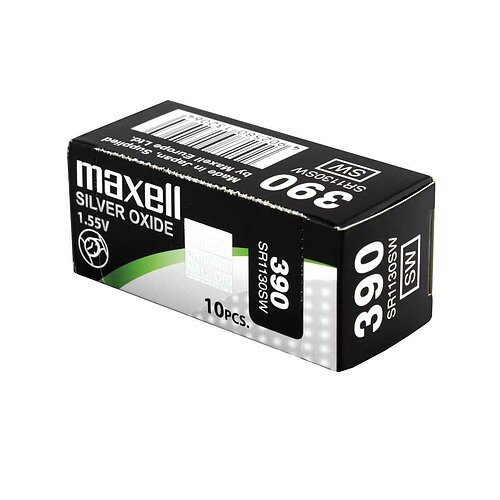 10x SR1130SW SR54 390 Silberoxid Batterie Maxell 1,55 V