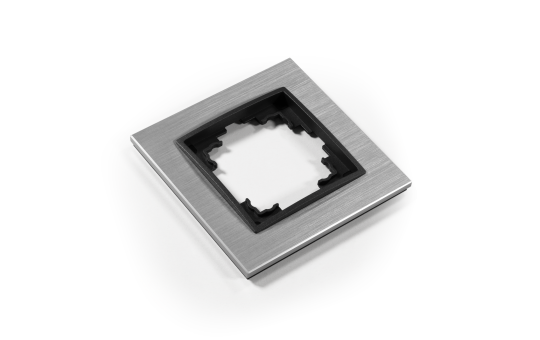 Rahmen McPower ''Flair'', 1-fach, silbernes Aluminium