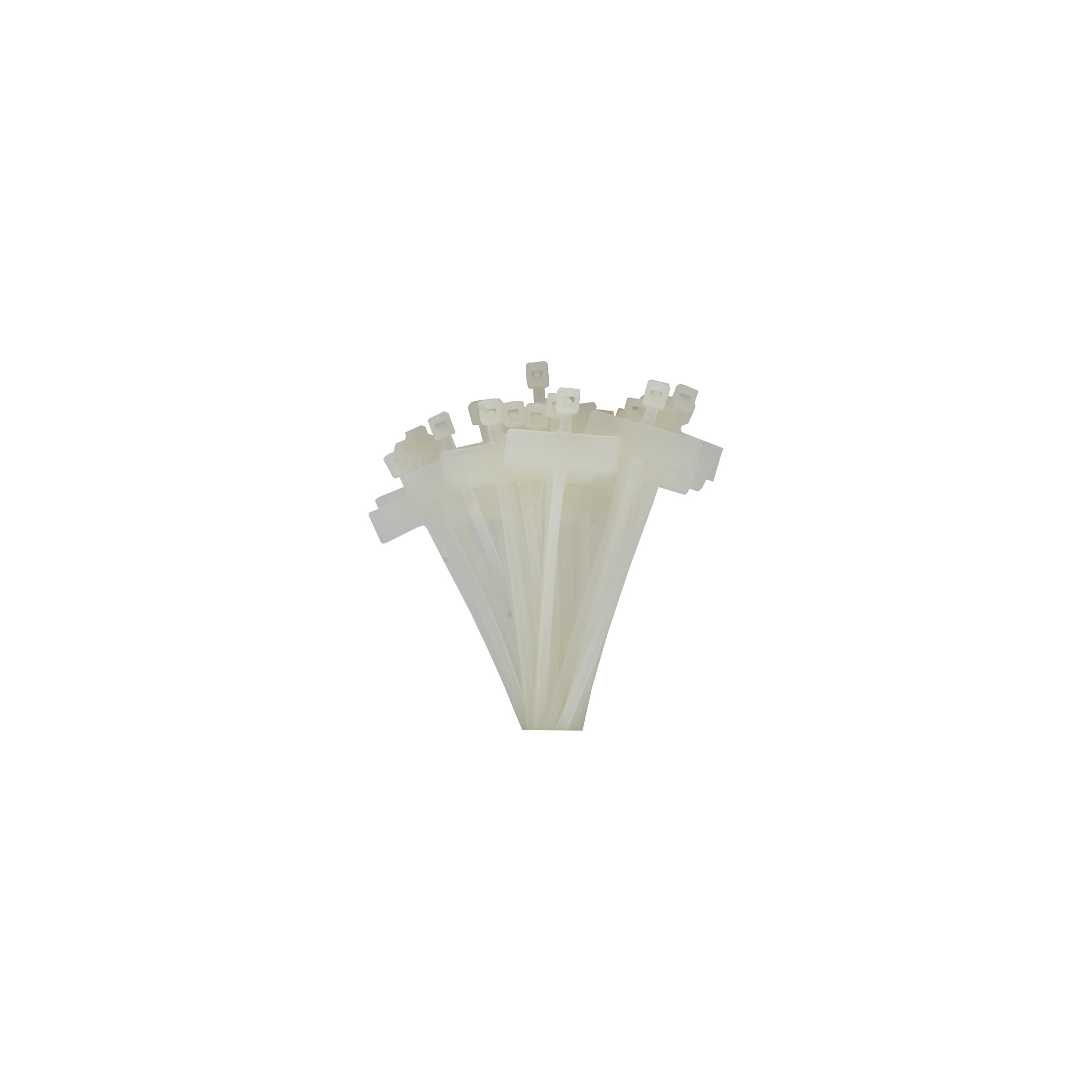 100er Pack Inline® Kabelbin., Länge 100mm, Breite 2,5mm, Markierfeld quer 8x24mm