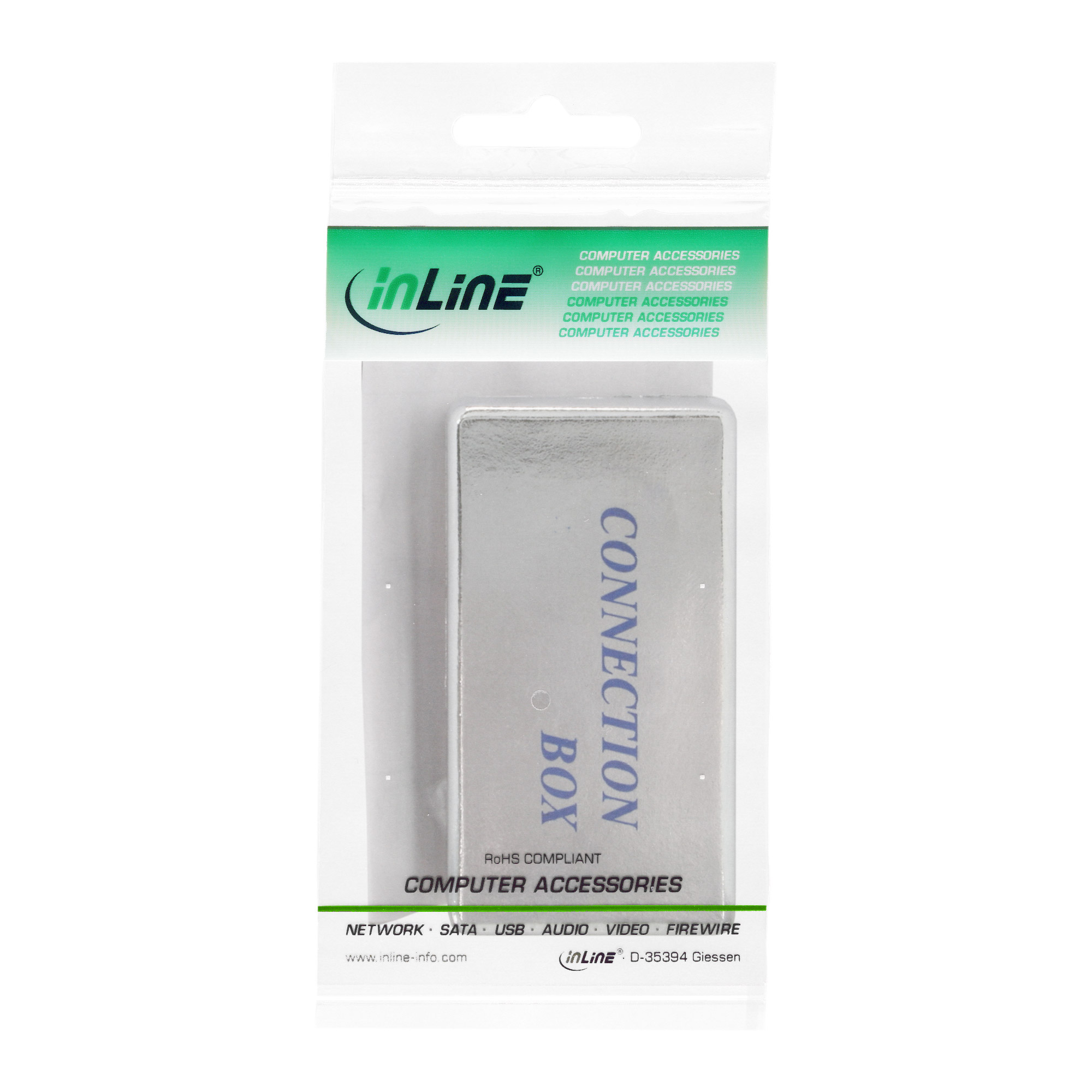Inline® Verbindungsmodul Cat.5e, mit LSA-Technik, geschirmt