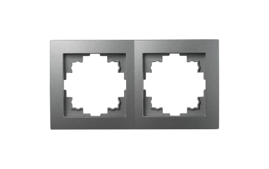Rahmen McPower ''Flair'', 2-fach, anthrazit Rahmen McPower ''Flair'', 2-fach, anthrazit