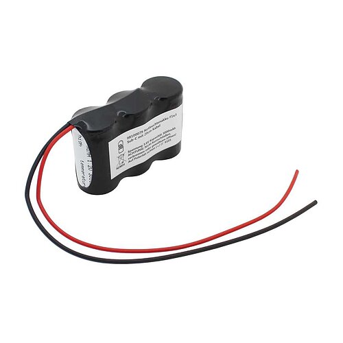 Notleuchtenakku NiMH 3,6V 3000mAh F1x3 Sub-C mit 200mm Kabel einseitig Notleuchtenakku NiMH 3,6V 3000mAh F1x3 Sub-C mit 200mm Kabel einseitig