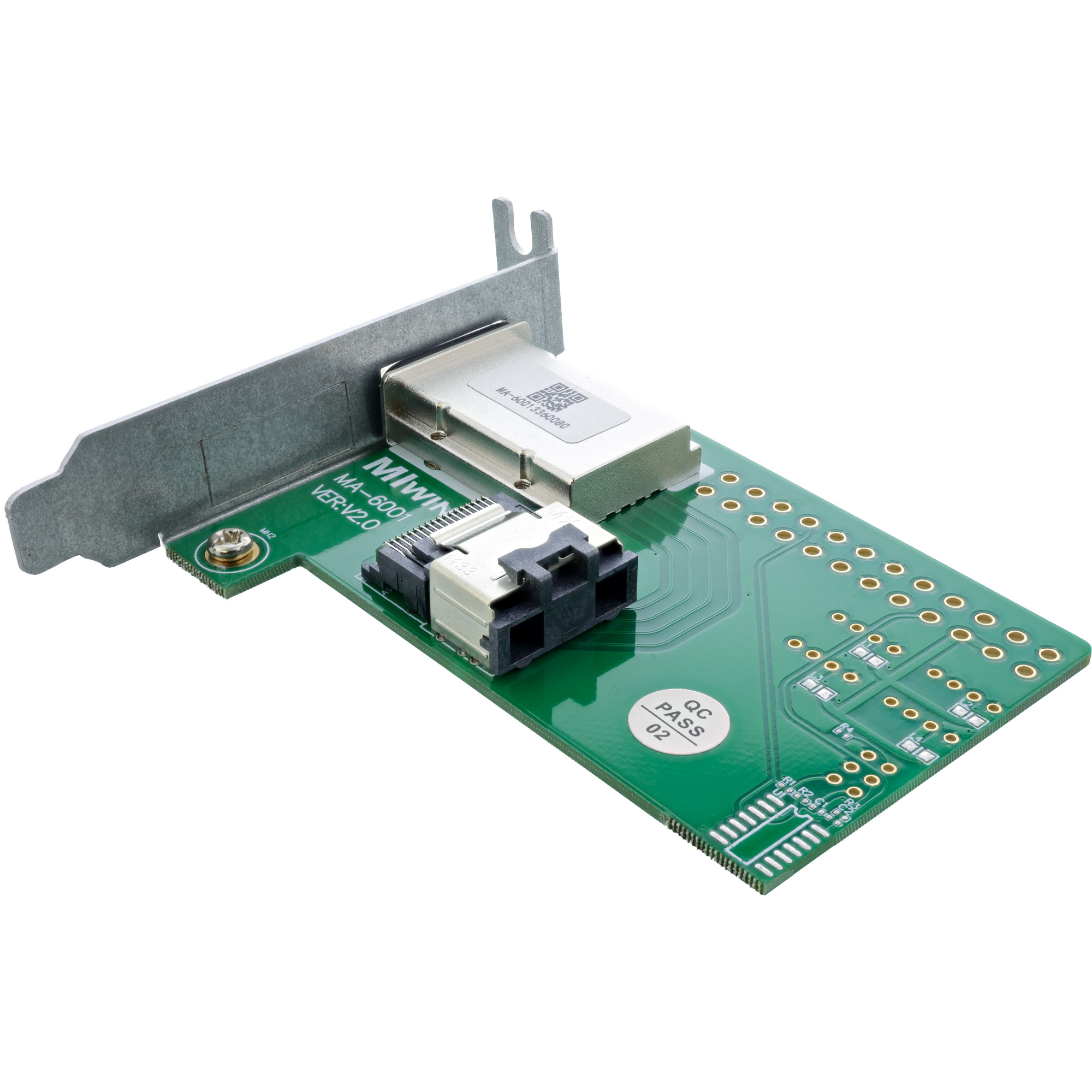 Inline® SAS low profile Slotblech, ext. SFF-8088 auf int. SFF-8087