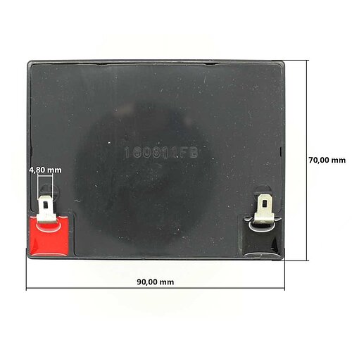 Multipower MP5.4-12 AGM 12 V 5,4Ah - 4,8mm Faston Multipower MP5.4-12 AGM 12 V 5,4Ah - 4,8mm Faston
