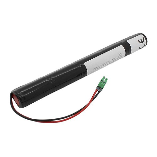 Notleuchtenakku NiMH 6,0V 2500mAh L1x5 Sub-C mit 150mm Kabel und Stecker Notleuchtenakku NiMH 6,0V 2500mAh L1x5 Sub-C mit 150mm Kabel und Stecker