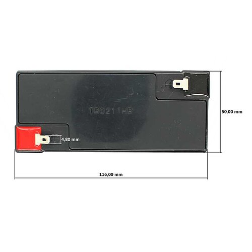 Multipower MP7-6S AGM 6V 7,0Ah - 4,8mm Faston