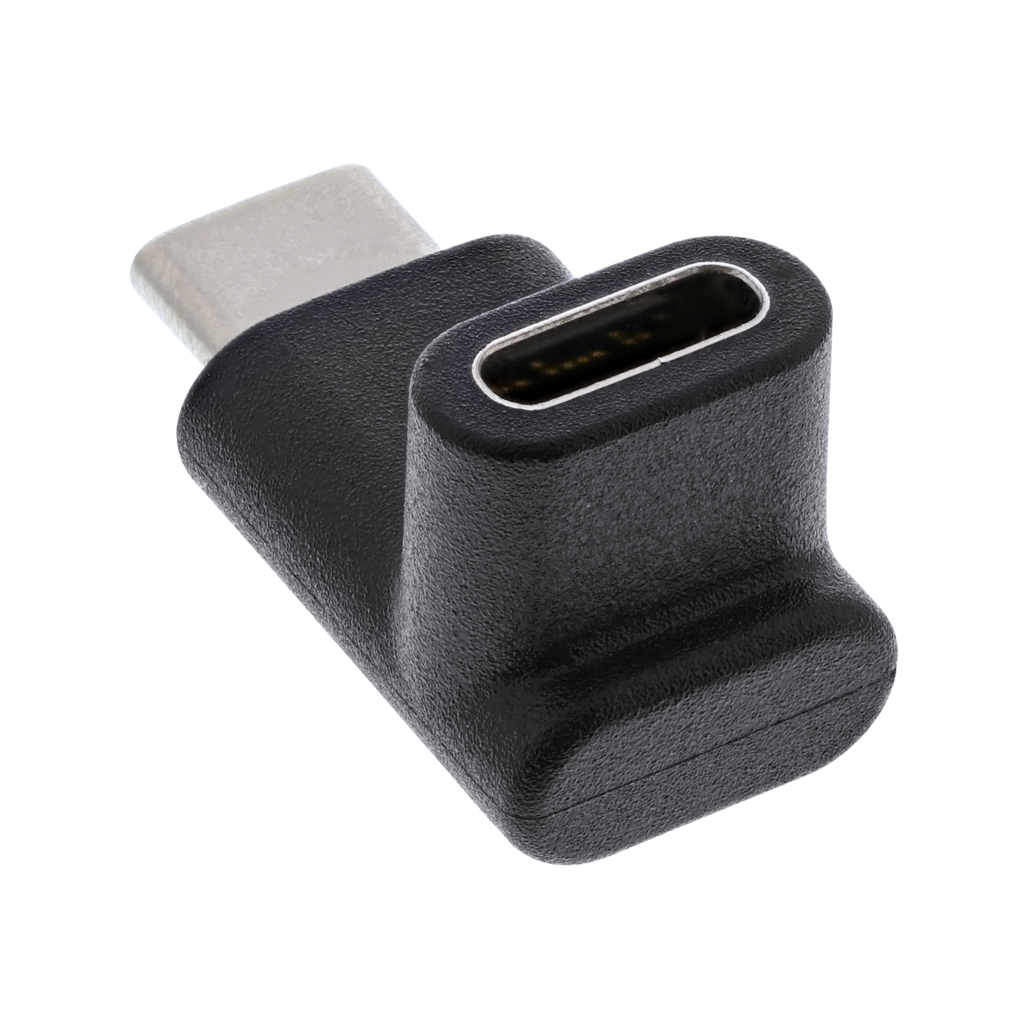 Inline® USB 3.2 Gen.2 Adapter, USB-C Stecker an C Buchse, oben/unten gewinkelt Inline® USB 3.2 Gen.2 Adapter, USB-C Stecker an C Buchse, oben/unten gewinkelt