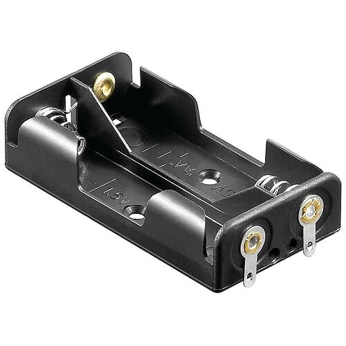 Batteriehalter für 2x Mignon mit Lötanschluß Batteriehalter für 2x Mignon mit Lötanschluß