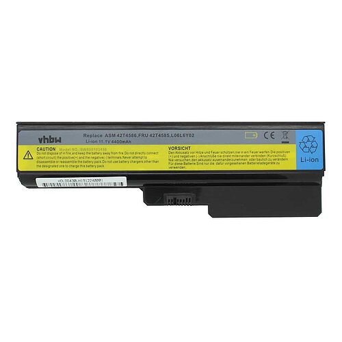 Laptopakku LiIon 11,1V 4400mAh ersetzt Lenovo 121000723, 121000791, 121000792, 121000793, 42T2722 Laptopakku LiIon 11,1V 4400mAh ersetzt Lenovo 121000723, 121000791, 121000792, 121000793, 42T2722