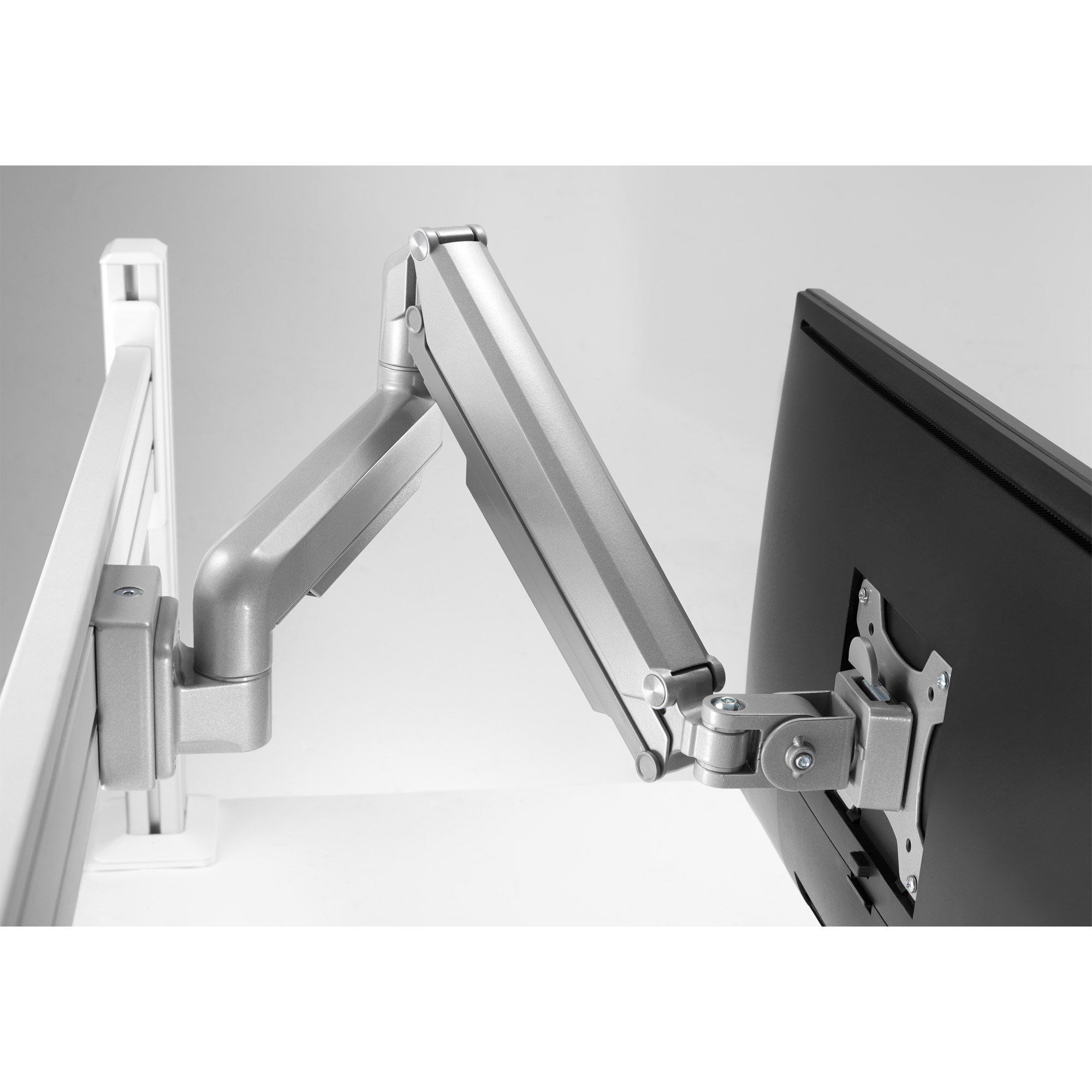 Inline® Slatwall Lifter Monitorhalterung, silber