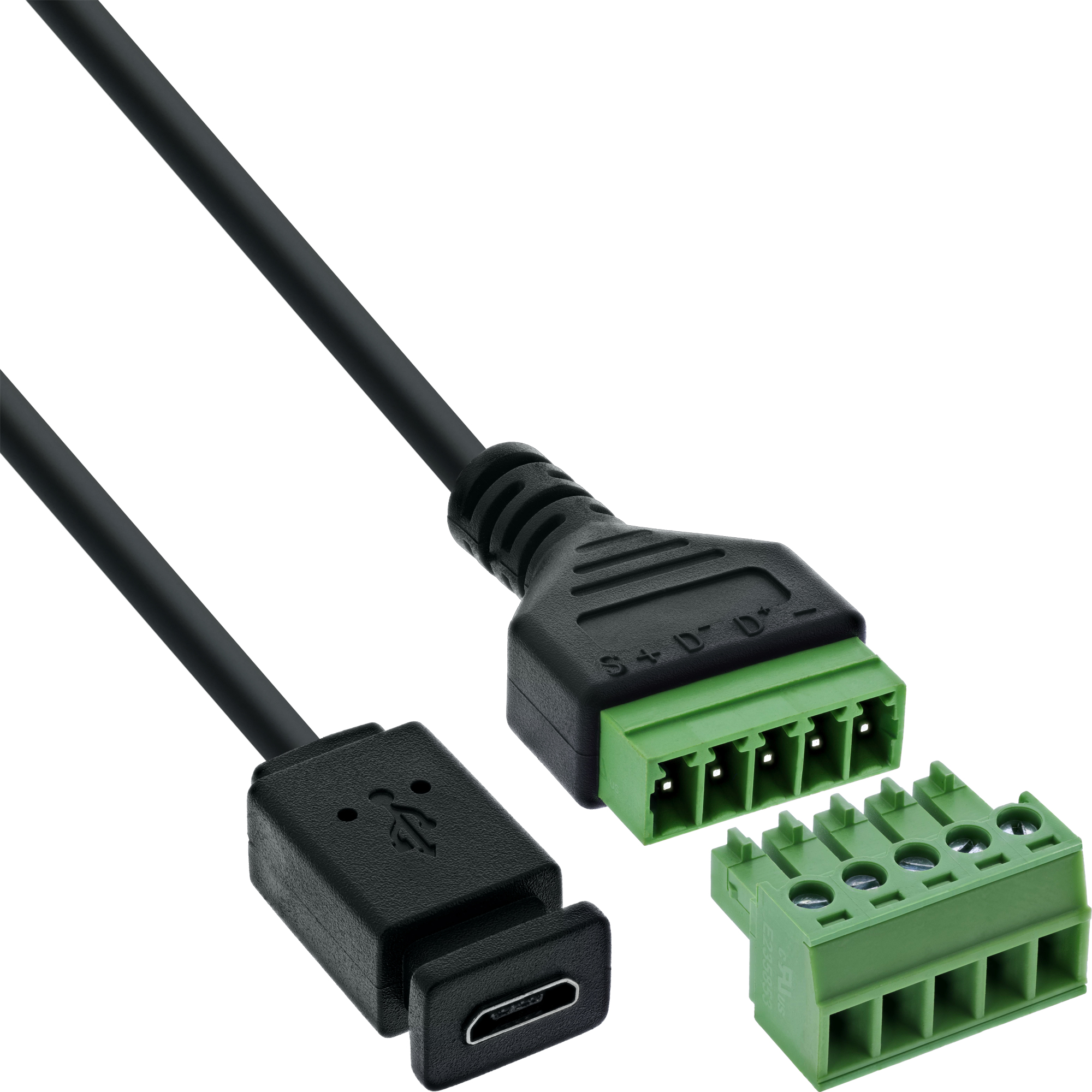 InLine® Mini-USB Buchse an Terminalblock, 5-polig, mit Kabel InLine® Mini-USB Buchse an Terminalblock, 5-polig, mit Kabel