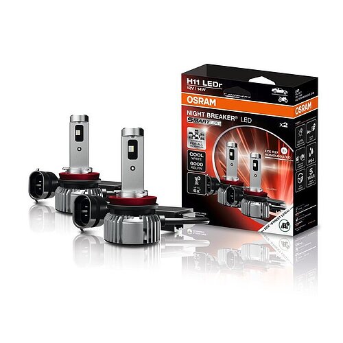 OSRAM H11 NIGHT BREAKER LED SMART ECE StVZO-Konforme LED 2 Stück