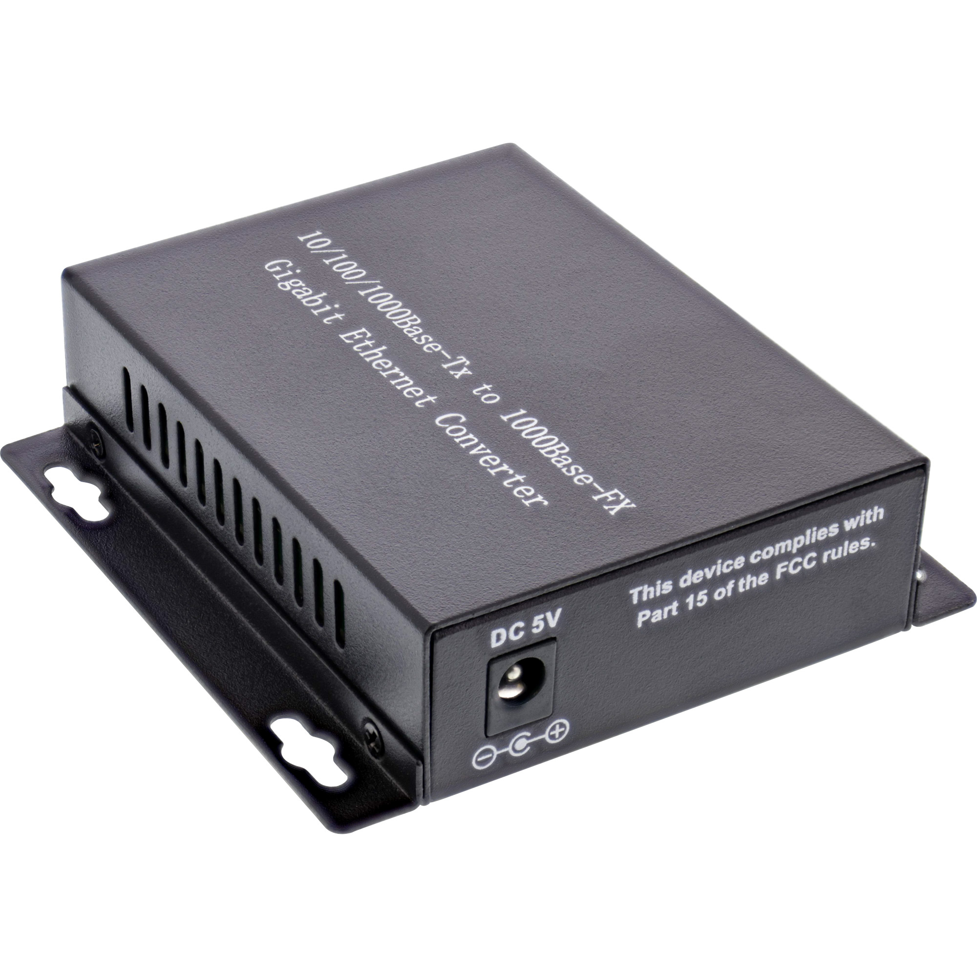 Inline® Netzwerk Media Konverter 10/100/1000Mb/s TP zu LWL (SC Duplex), MM, 550m
