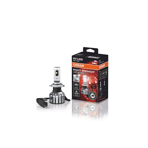 OSRAM H7 NIGHT BREAKER LED 230% StVZO-Konforme Motorrad LED-Nachrüstlampe 1 Stück