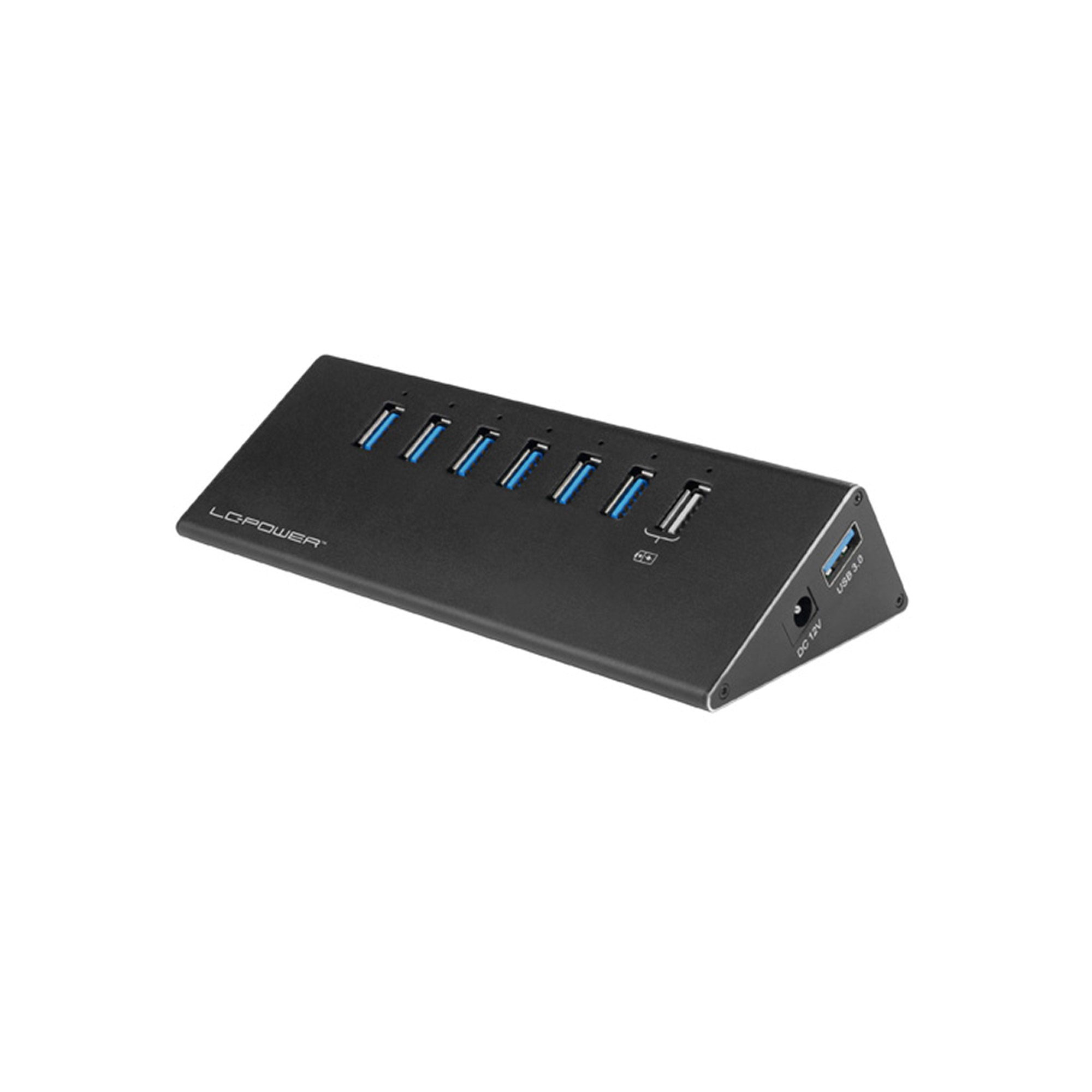 LC-Power LC-HUB-ALU-2B-7, 6-fach USB 3.0-Hub, Aluminium LC-Power LC-HUB-ALU-2B-7, 6-fach USB 3.0-Hub, Aluminium