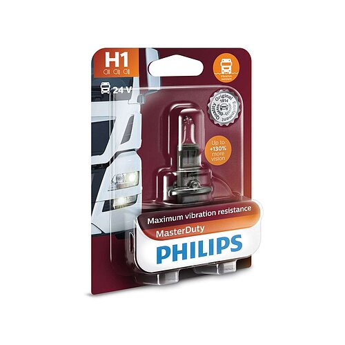Philips H1 24V 70W P14,5s MasterDuty 1 Stück Blister