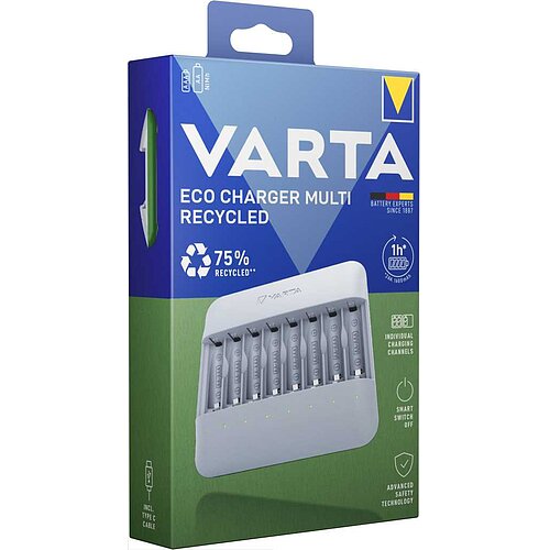 Varta 57682 101 111 Eco Charger Multi Recycled