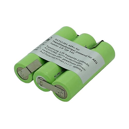 Akku für Handstaubsauger NiMH 3,6V 2200mAh passend für AEG Junior 2.0 Typ 141