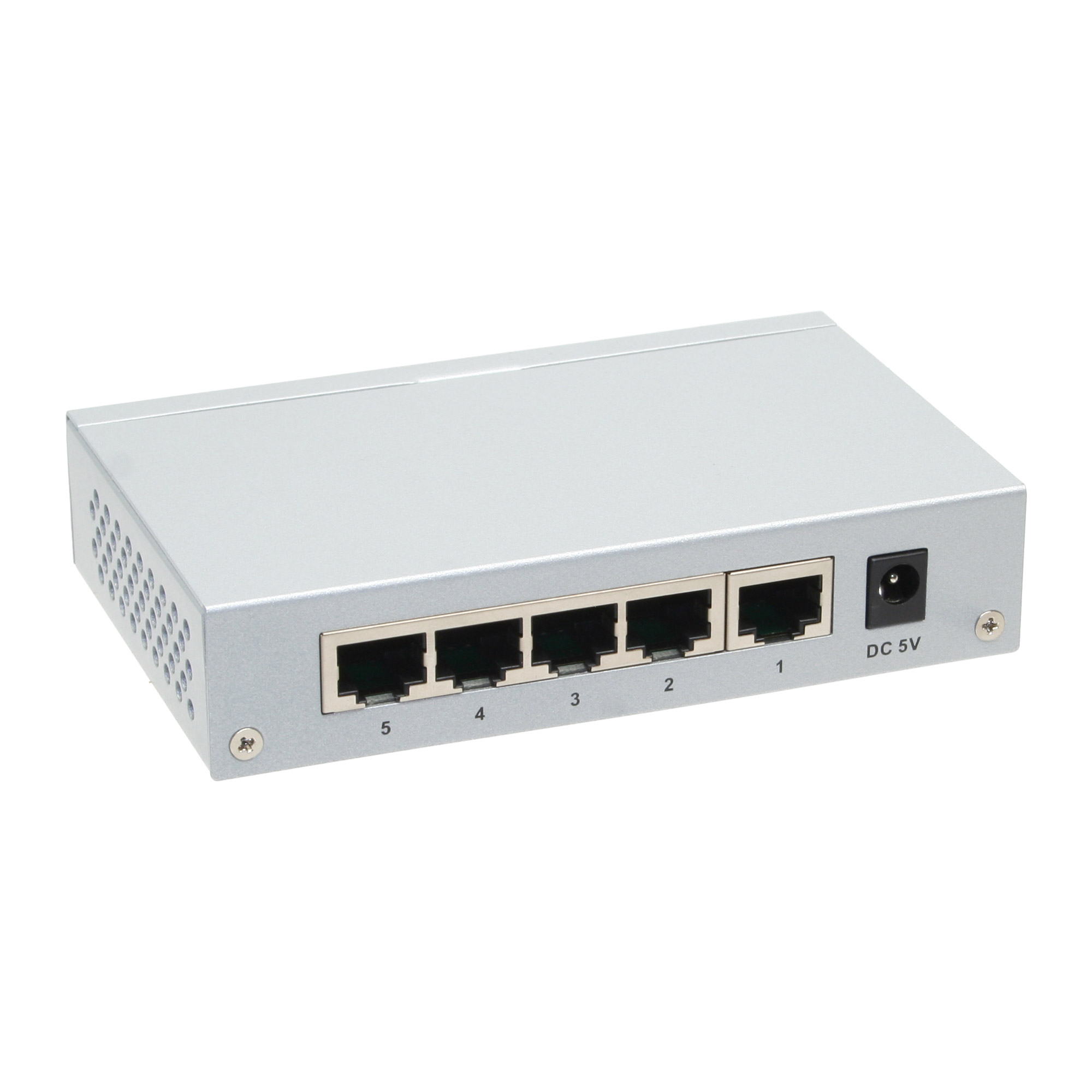 Longshine Gigabit Switch, 5-Port, LCS-GS7105-E Metall Longshine Gigabit Switch, 5-Port, LCS-GS7105-E Metall