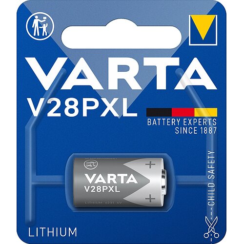 1x Varta PX28L 2CR1/3N Lithium 6V Batterie