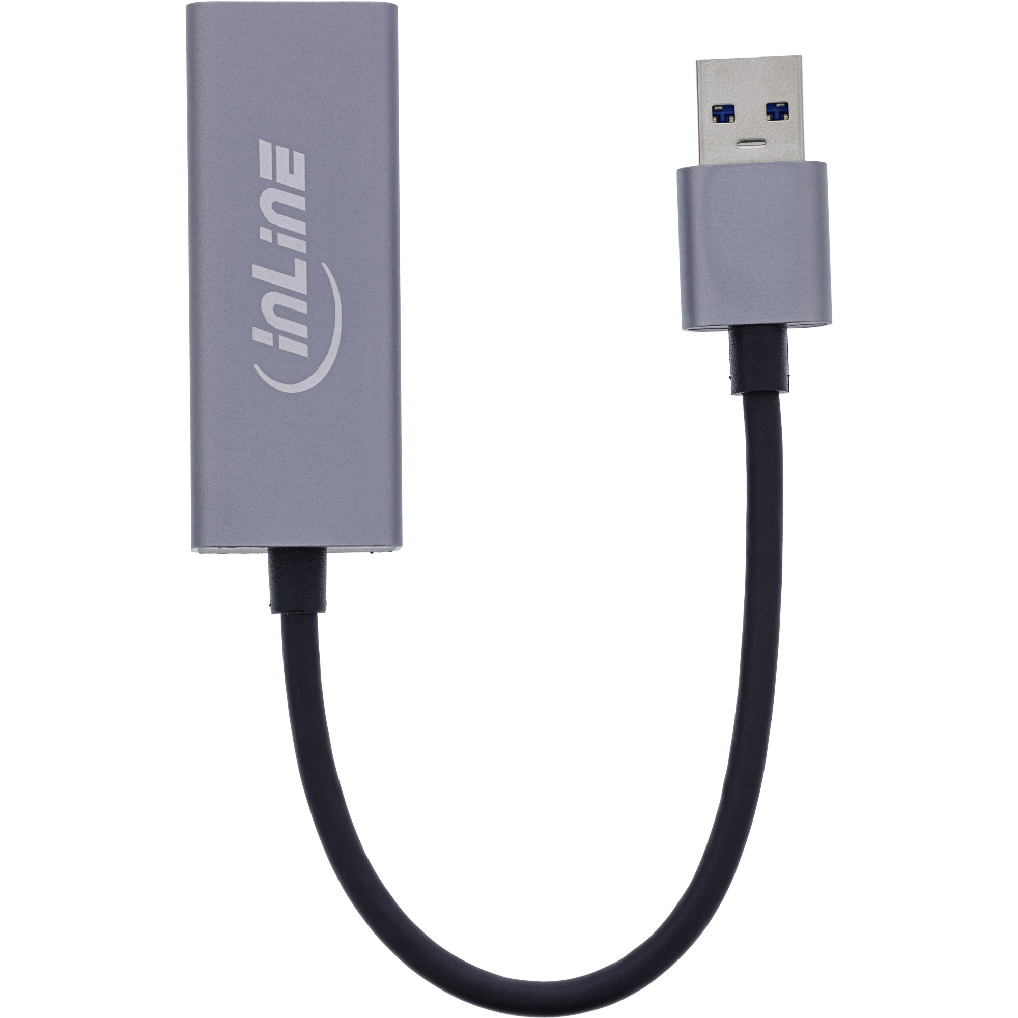 InLine® USB 3.2 Netzwerkadapter Kabel, USB-A zu RJ45 Gigabit Netzwerk