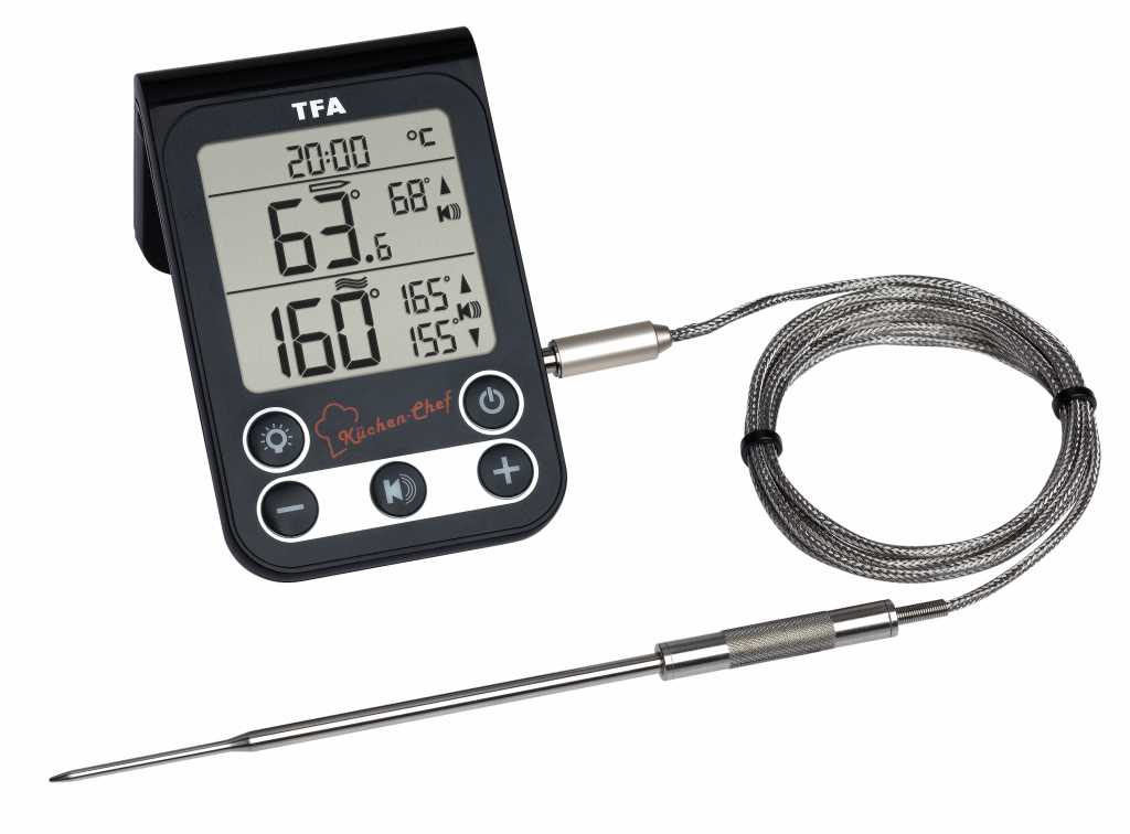 Küchen-Chef Digitales Grill-Braten-/ Ofenthermometer 14.1512.01