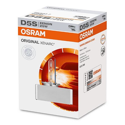 Osram D5S 12V+24V 25W PK32D-7 Original XENARC 4500K Faltschachtel