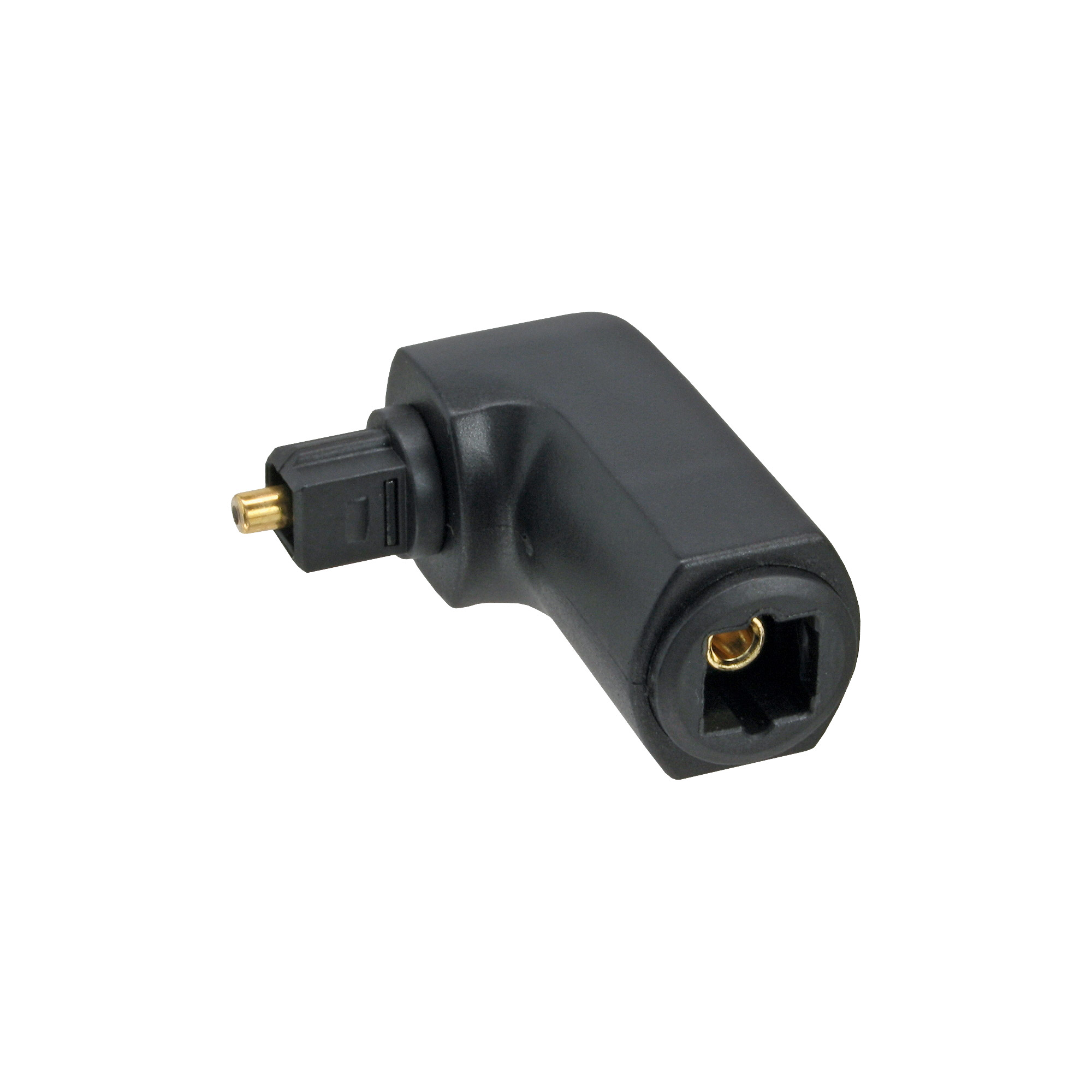 Inline® OPTO Audio Adapter, Toslink Buchse / Stecker, 90° gewinkelt Inline® OPTO Audio Adapter, Toslink Buchse / Stecker, 90° gewinkelt