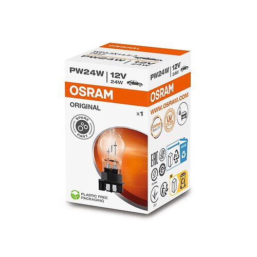PW24W 12V 24W WP3.3X14.5-3 Original Line 1st. OSRAM