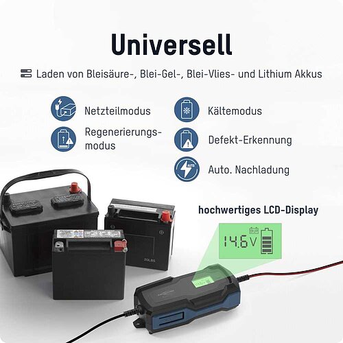 Ansmann Bleiladegerät BC 6-12V / 10A 1001-0146 Ansmann Bleiladegerät BC 6-12V / 10A 1001-0146